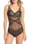 CALVIN KLEIN LACE BODYSUIT,QF4065