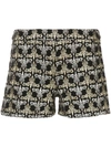 ALICE AND OLIVIA Marisa embroidered shorts,CC710D9360412480519