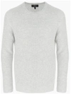 THEORY THEORY RIBBED RAGLAN SWEATER - GREY,H098872312462975