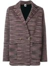 M MISSONI M MISSONI DOUBLE BREASTED JACKET - MULTICOLOUR,ND0KE02I2MF12468955