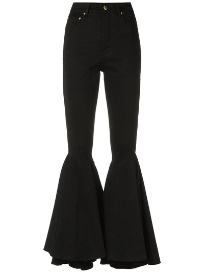 Amapô Flared Trousers In Black