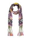 ROBERTO CAVALLI OBLONG SCARVES,46548480CL 1