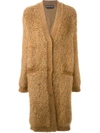 ROCHAS Knitted Jacquard Back Coat