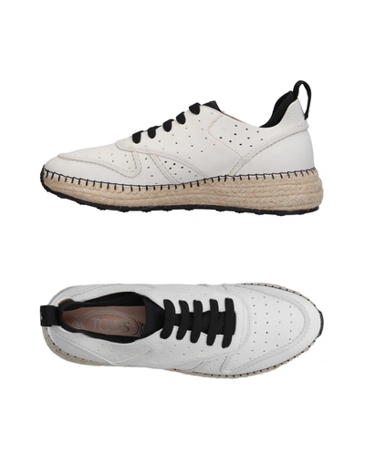 Tod's Sneakers In White