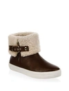 BURBERRY Skillman Shearling & Leather Booties