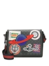 GUCCI GG Supreme Flap Messenger Bag