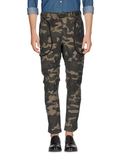 Faith Connexion Casual Trousers In Military Green