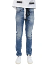 OFF-WHITE DIAG WINDOW BLUE JEANS,OMCE001F17 386068 7332