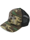 ROAR ROAR CAMOUFLAGE PRINT STUDDED CAP - MULTICOLOUR,17FRQRO0412469258