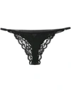 Fleur Du Mal Charlotte Seamless String Cheeky In Black