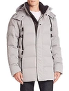 ANDREW MARC DEBOSSED DOWN PARKA,0400096185964