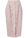 DAIZY SHELY DAIZY SHELY PIED DE POULE SKIRT - PINK,SKT004012450310