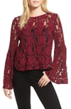 CUPCAKES AND CASHMERE FLORENT CROCHET TOP,NDCH404795