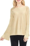 VINCE CAMUTO SPARKLY BELL SLEEVE SWEATER,9167246