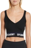 OPENING CEREMONY ELASTIC LOGO KNIT TANK,W17KBH12288