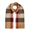 BURBERRY Lightweight Cashmere Check Scarf,P000000000005160119