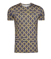 VIVIENNE WESTWOOD Squiggle T-Shirt Gold/Blue,8052645540955