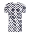 VIVIENNE WESTWOOD SQUIGGLE T-SHIRT WHITE/BLUE,8052645541006