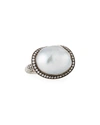 ASSAEL BAROQUE PEARL & DIAMOND RING SIZE 6.5,PROD205590067