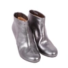 ROBERTO DEL CARLO DEL CARLO LEATHER ANKLE BOOTS,10441 LAMINATO PELTRO