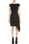 ST JOHN MILANO KNIT ASYMMETRICAL DRESS,K14P020