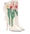 GUCCI EMBELLISHED LEATHER ANKLE BOOTS,P00280491-9