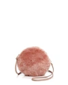 FURLA CAOS EXTRA LARGE FAUX FUR CROSSBODY,EP13ECP00Z