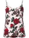 Equipment Layla Floral-print Washed-silk Camisole In Cosmetic Pink Multi