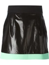 FAUSTO PUGLISI Contrast Hem Skirt,DRYCLEANONLY
