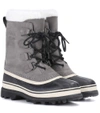 SOREL CARIBOU® LEATHER AND RUBBER BOOTS,P00288264