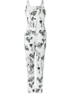 ANDREA MARQUES ANDREA MARQUES FLORAL JUMPSUIT - WHITE,MACACAODECOTERETO12112433