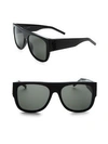 SAINT LAURENT Squared Flat Top Sunglasses