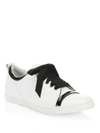 LANVIN Leather Low-Top Sneakers