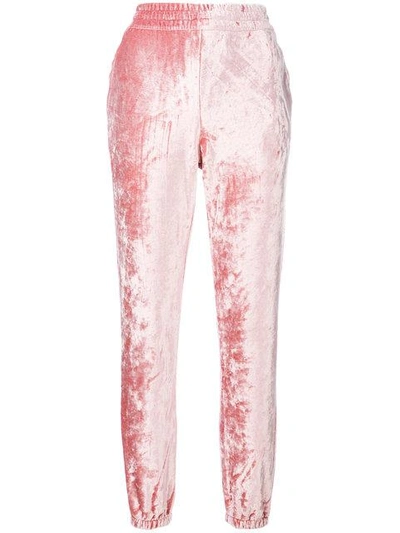 Nike Lab Velour Trackpants In Pink