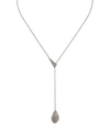 ALEXIS BITTAR LARIAT PAVE SHARD NECKLACE, 24,AB74N016