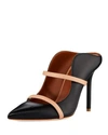 Malone Souliers Maureen 100 Leather Mules In Black