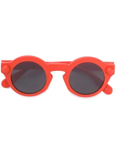 Christopher Kane Round-frame Sunglasses In Red