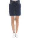 CALVIN KLEIN BLUE COTTON SKIRT,9267432