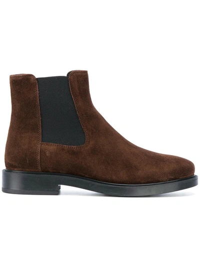 Tod's Ankle-length 30mm Chelsea Boots In Brown