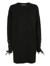 NEIL BARRETT KNITTED DRESS,NVE353V 01