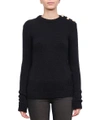 BALMAIN WOOL AND MOHAIR BUTTONED SWEATER,9277204