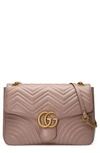 GUCCI LARGE MATELASSE LEATHER SHOULDER BAG,498090DTDIT