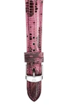 MICHELE 18MM LEATHER WATCH STRAP,MS18AA030433