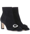 JIMMY CHOO HANOVER 65 SUEDE ANKLE BOOTS,P00299257-5