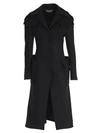 Jacquemus Le Manteau Cintre Cappotto M/l In Black