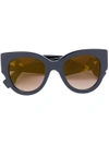 FENDI 超大猫眼框太阳眼镜,FF0264S12454149