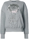 Alexander Mcqueen Embroidered Patch Jumper