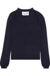 VICTOR GLEMAUD CUTOUT COTTON AND CASHMERE-BLEND SWEATER