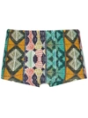 Lygia & Nanny Printed Swim Trunks In Namu