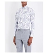TED BAKER Nayboz floral-print cotton shirt